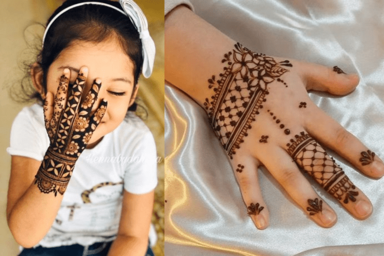 छोटे बच्चो के हाथ की मेहँदी डिजाइन