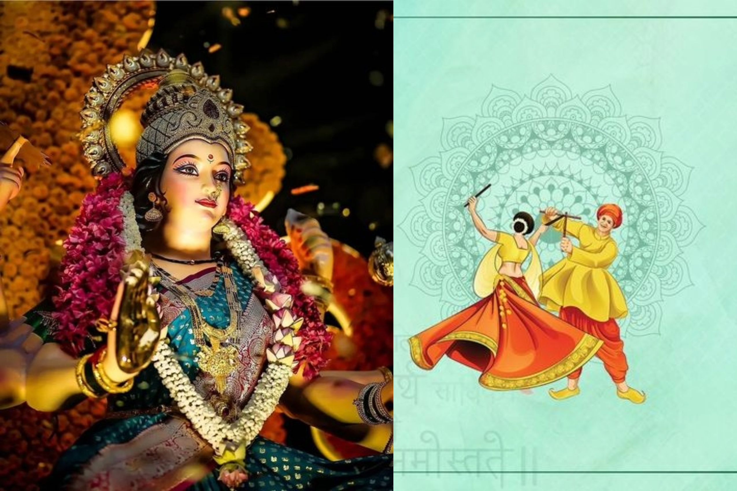 नवरात्रि फैशन में रंगों का महत्व