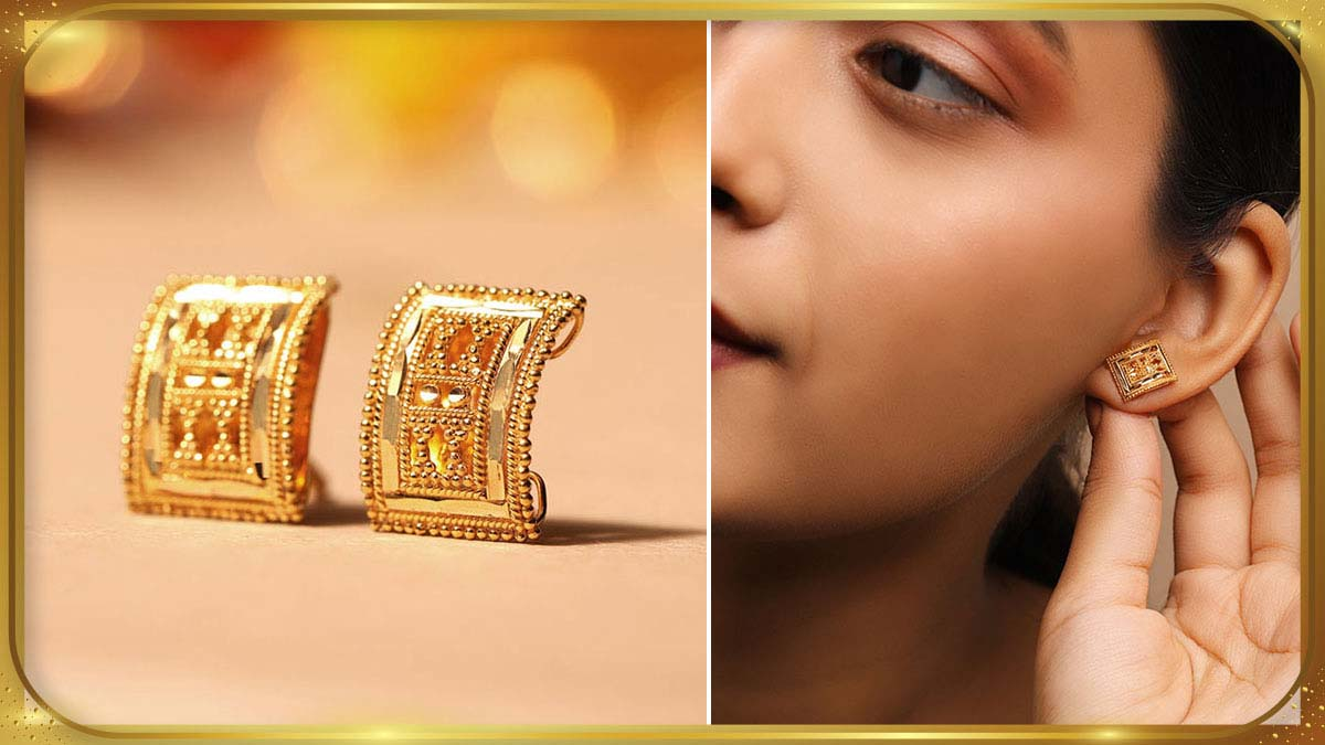 new gold earrings designs 2023