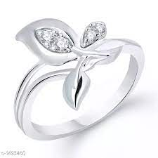 silver ring designs for female