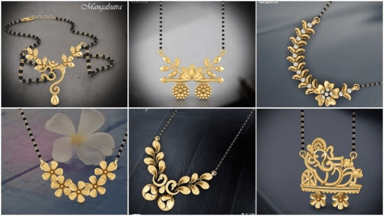 Gold Designer Mangalsutra Design