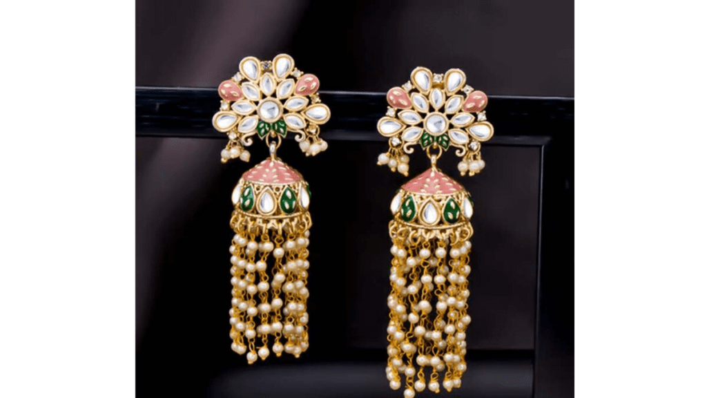 latest earrings design 2023 gold