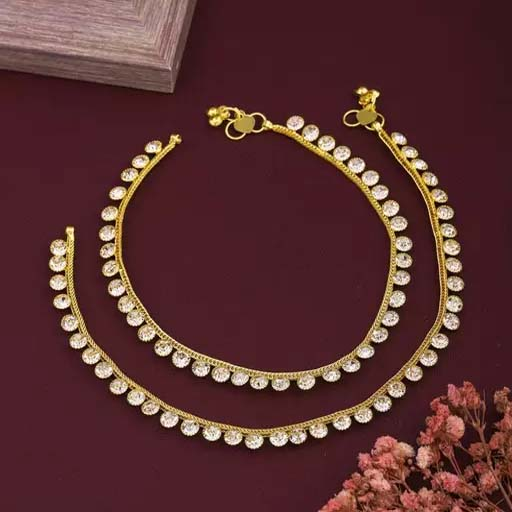 anklet designs gold