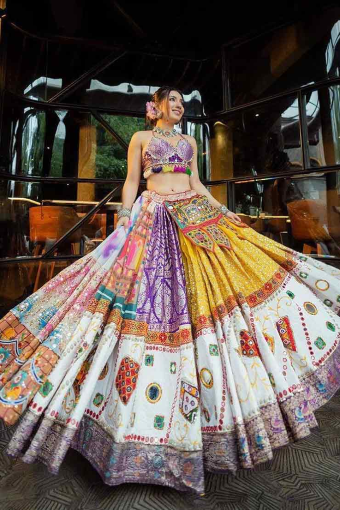 garba lehenga design