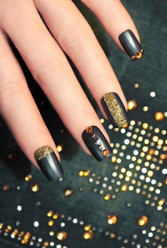 karwa chauth nail art