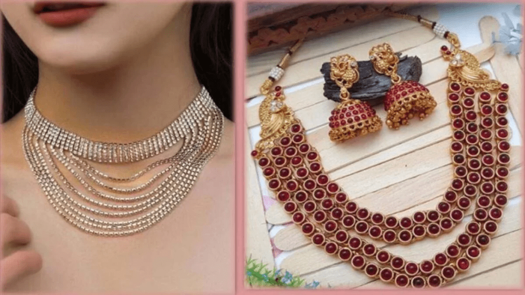 best gold necklace design for wedding