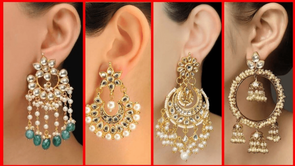 heavy earrings design images
