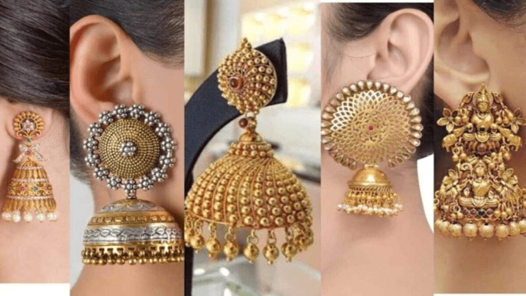 Heavy earrings design
