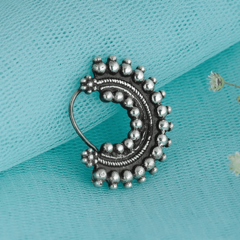 Oxidized Nose Ring