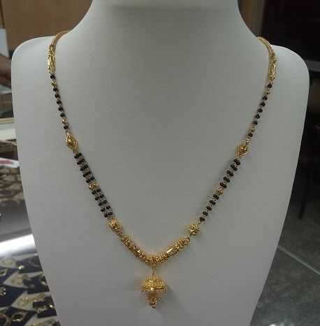 Long Mangalsutra Designs in Gold