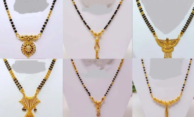 Gold Mangalsutra Design New