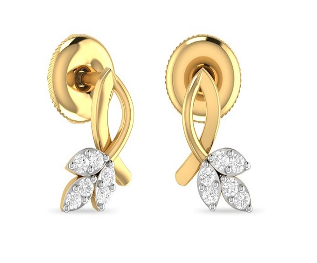 earrings designs gold latest images
