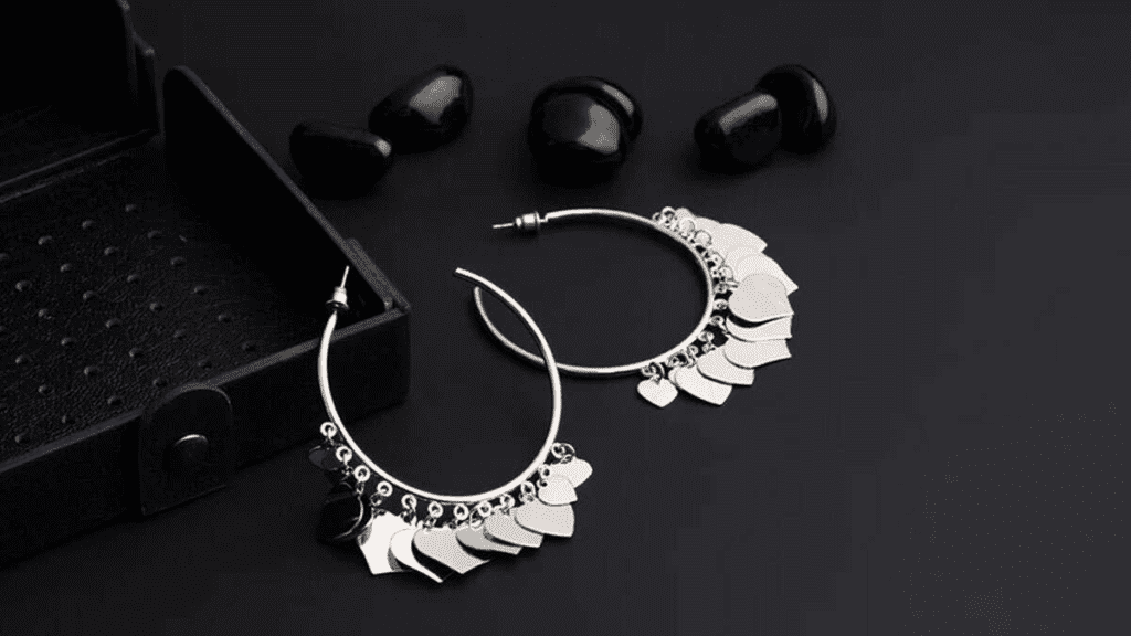 hoop earrings