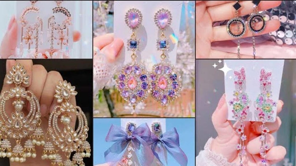 Beautiful Earrings Gold