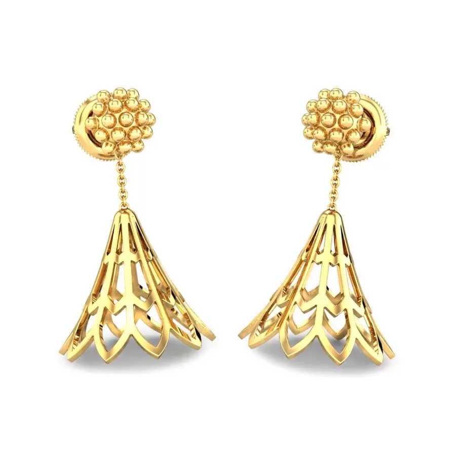 gold earrings