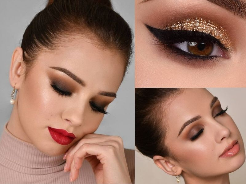 Kohl Eye Makeup Look