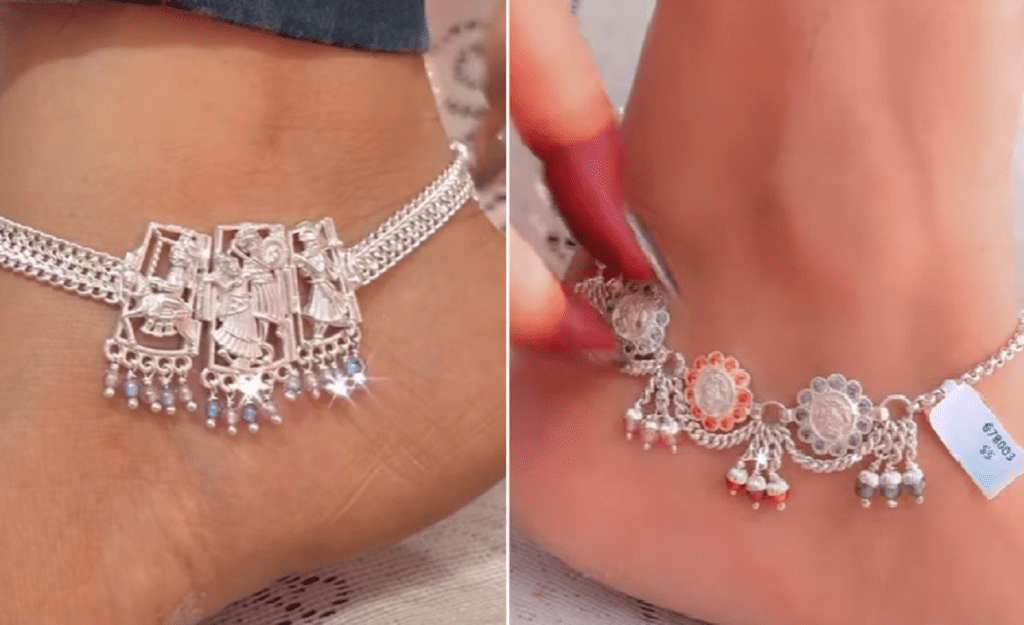 Doli Silver Payal Design