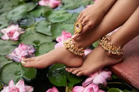 silver payal latest design