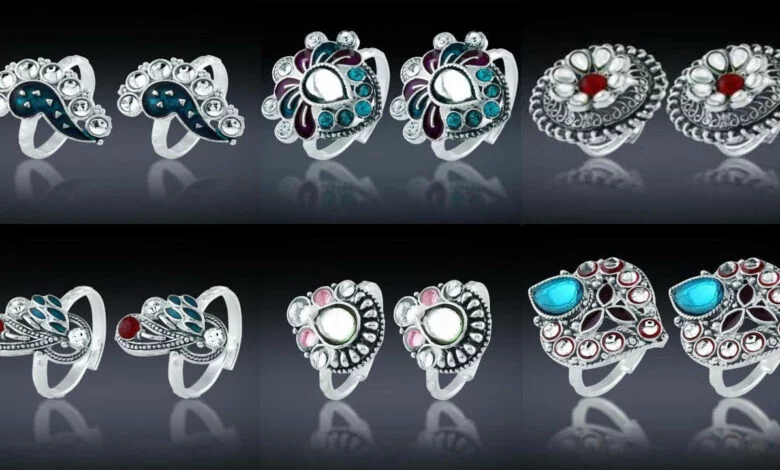 Silver Toe Ring Design