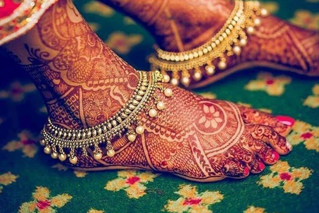 anklet designs silver