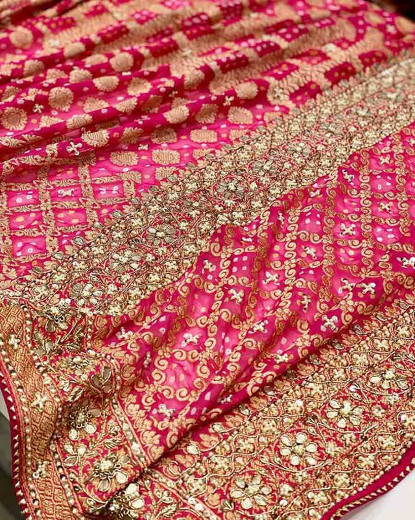 Bandhej Bridal Dupatta Designs