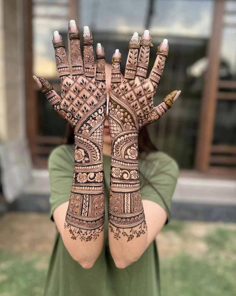 mehndi designs for wedding girl