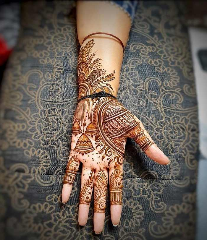 new dulhan mehndi design
