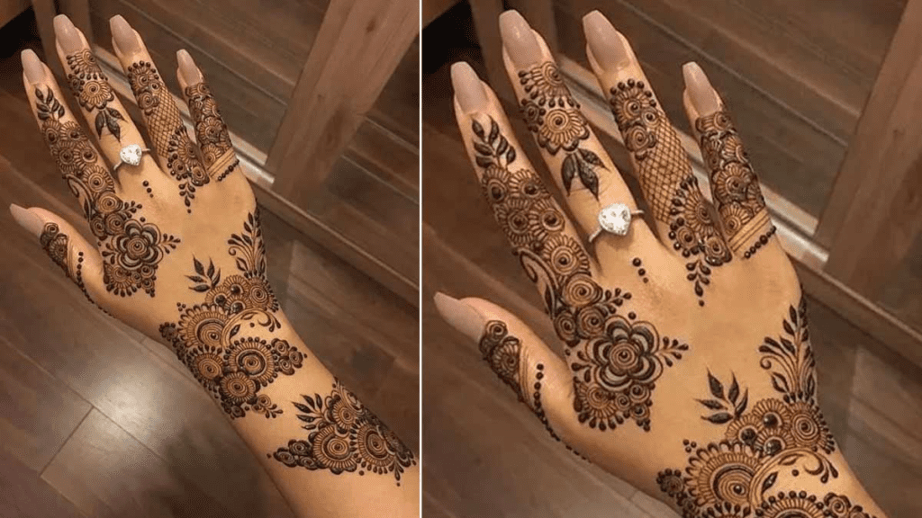 latest mehndi designs for back hand