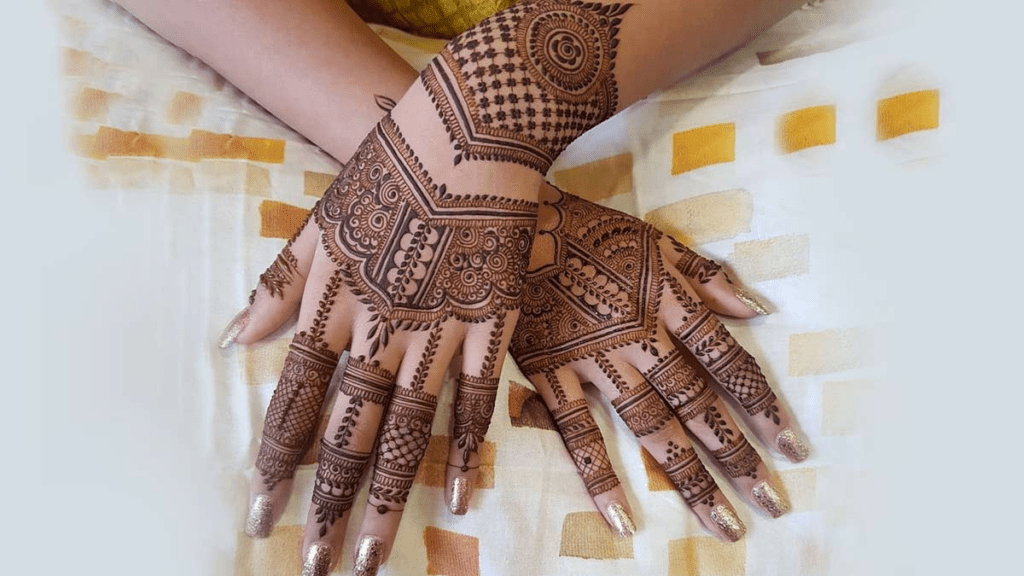 latest mehndi designs for rakhi