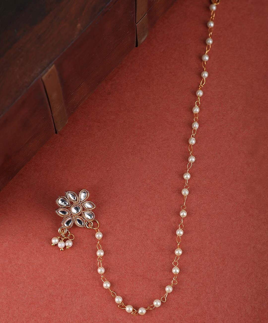 gold nath designs for bridal