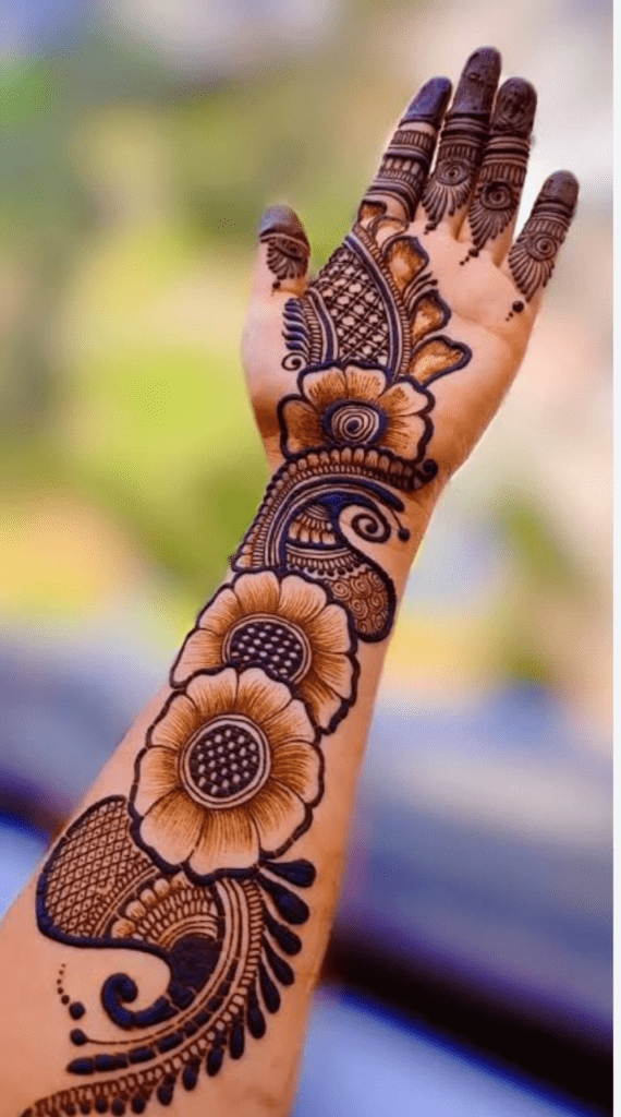 mehndi full hand design