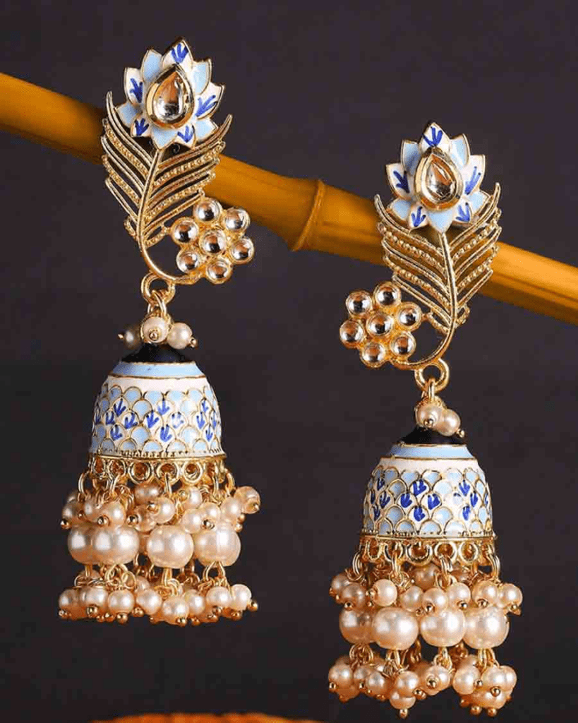 पर्ल डिजाइन झुमकी