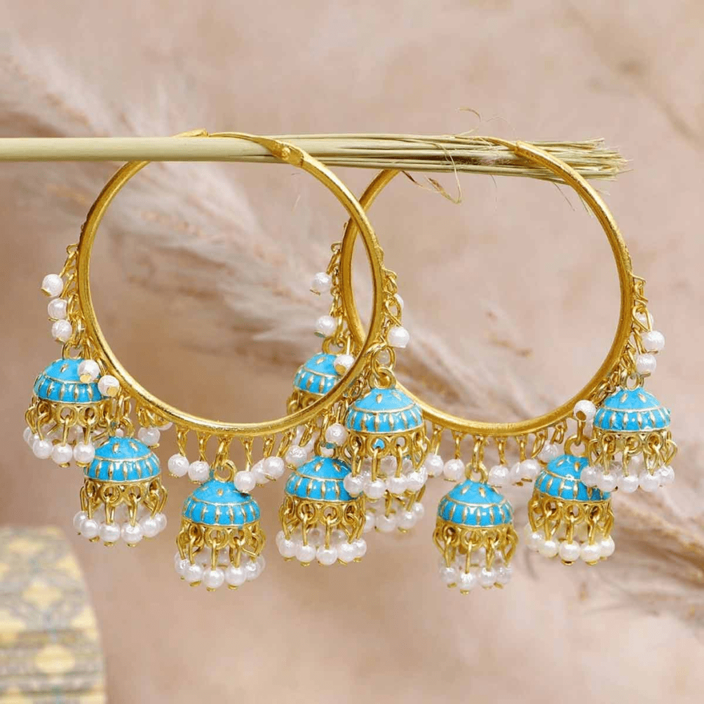 gold jhumka designs