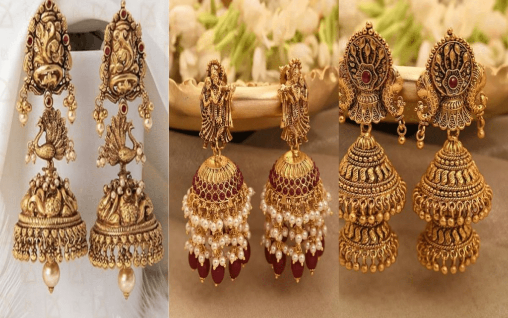 Gold Earrings Designs