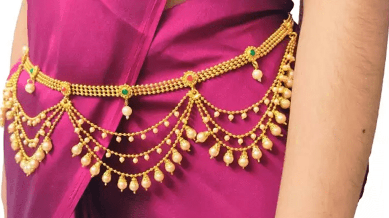 latest silver kamarband design