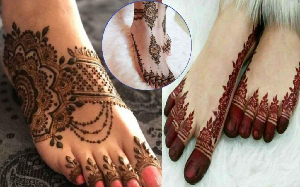 latest border design for bridal mehndi