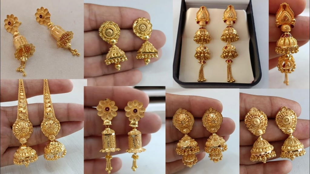 1gram gold earrings