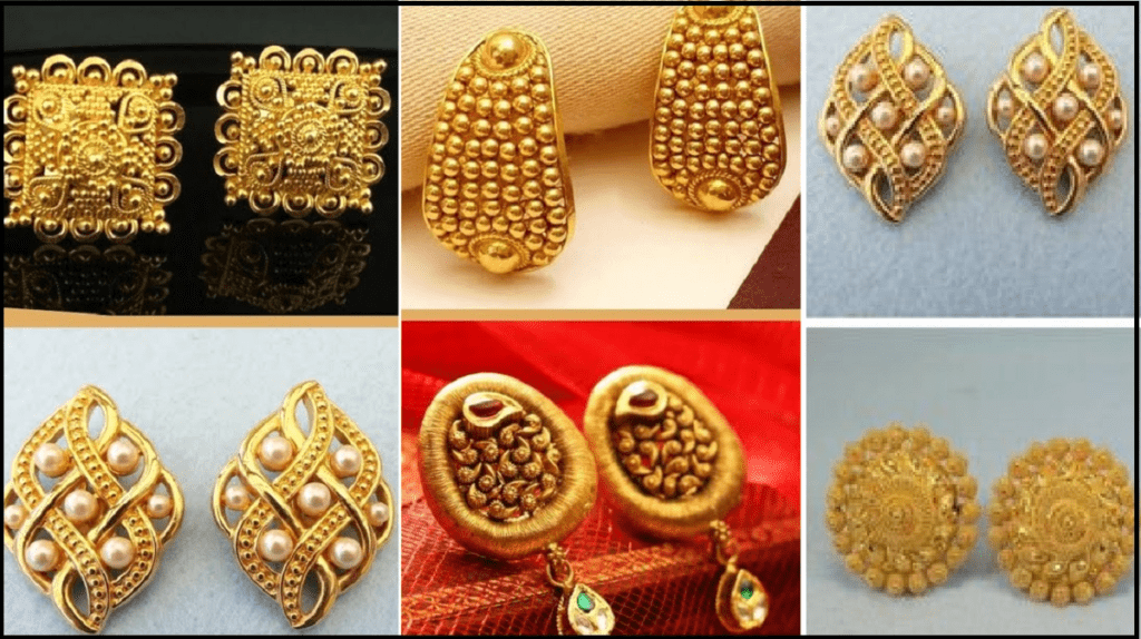 square earrings design