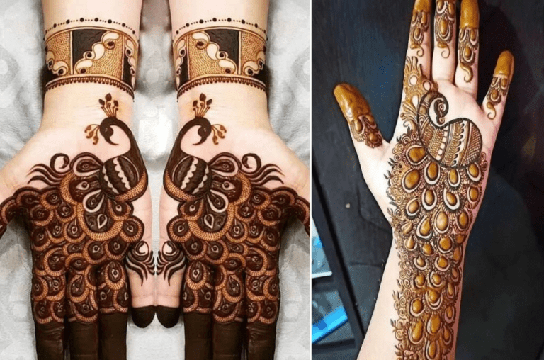 cute mehndi design simple