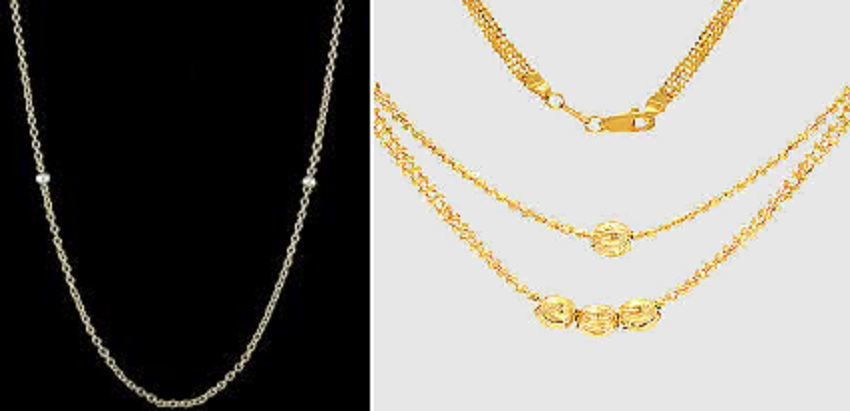 white gold chain design for men