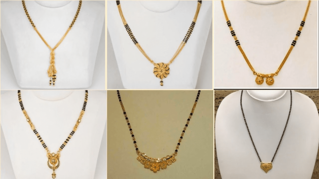 gold mangalsutra design