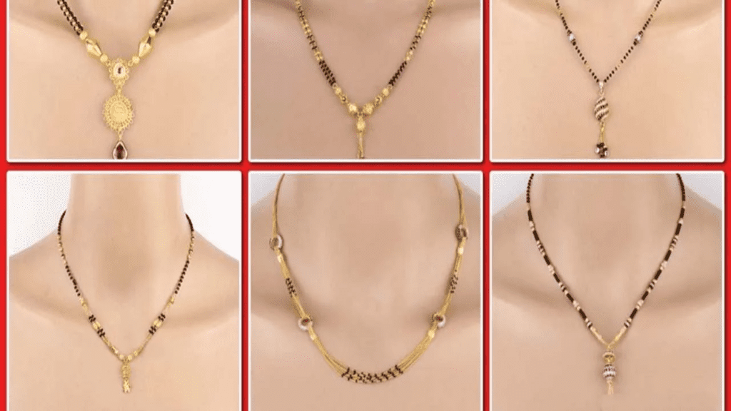 gold मंगलसूत्र डिजाइन