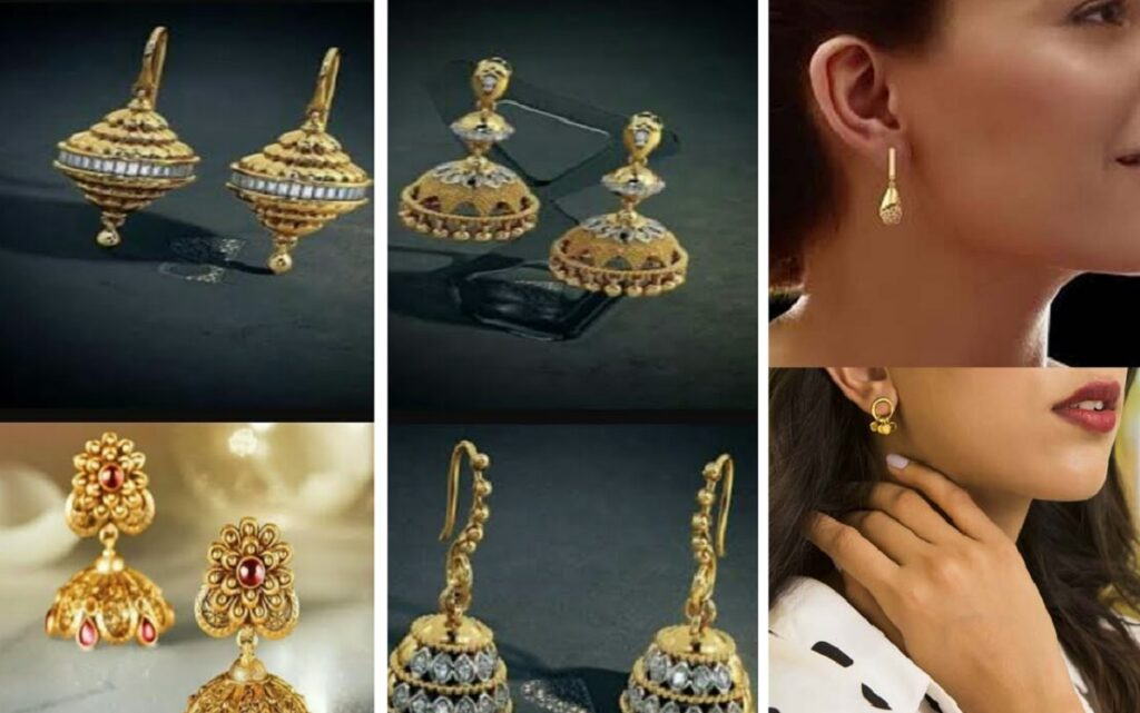 tanishq office wear earrings