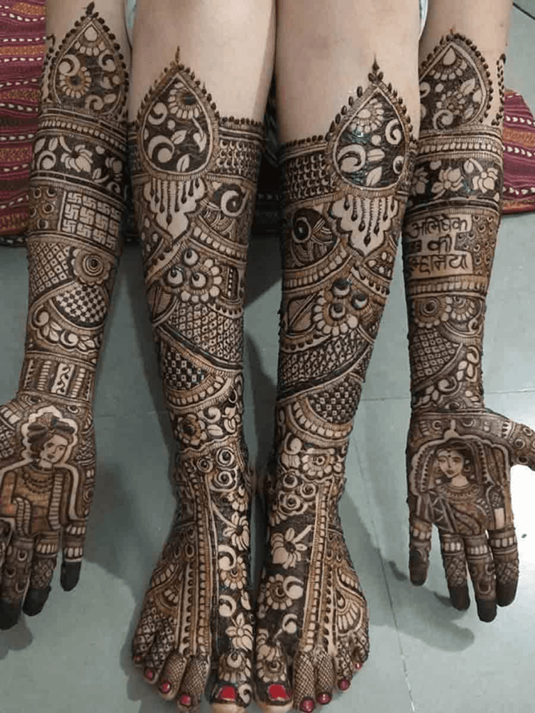 mehndi designs face image