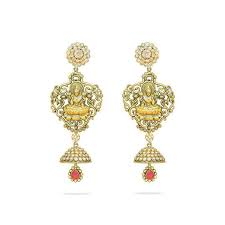 gold jhumka designs with price
