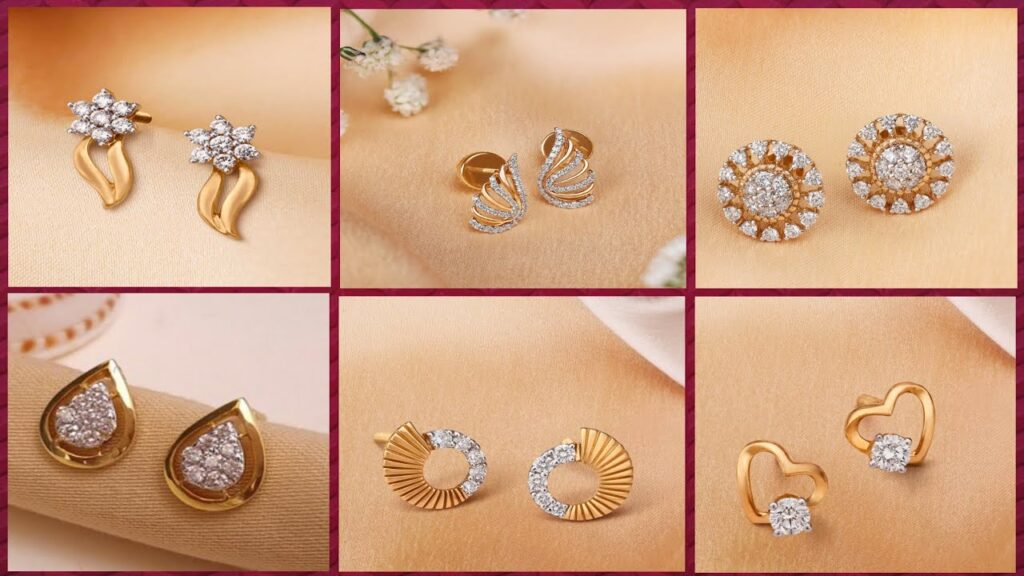 Latest earrings gold design