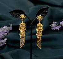 gold earrings design for women