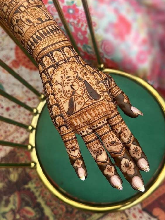 Mughlai Mehndi Designs