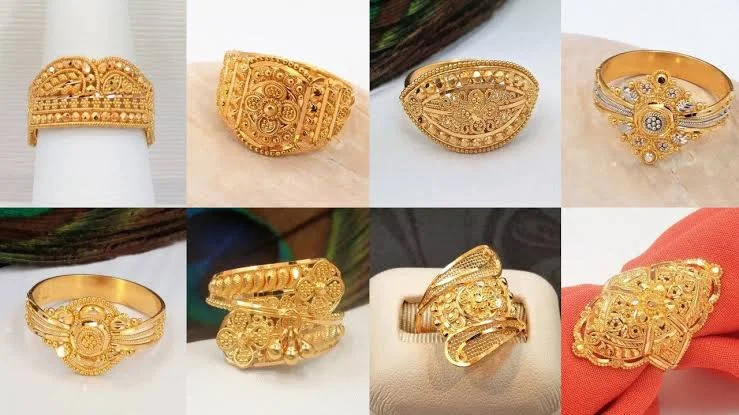 gold ring designs for women's images