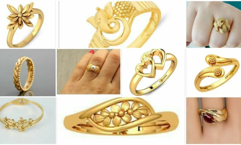 tanishq gold ring designs with price